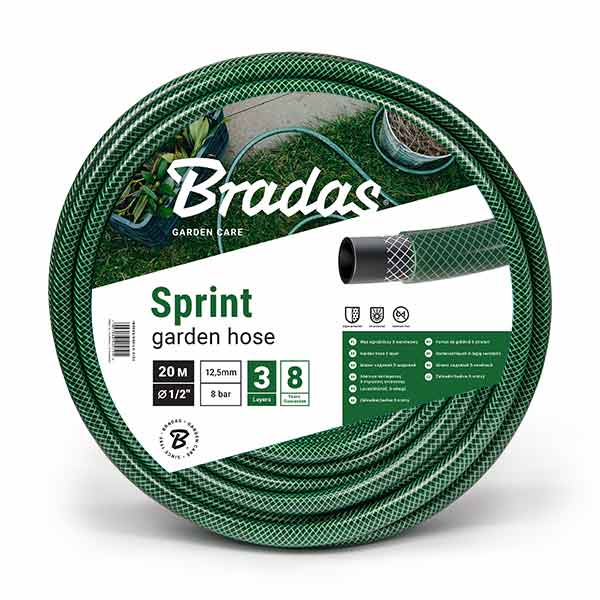 Шланг садовый из ПВХ 5/8" - 20м BRADAS SPRINT