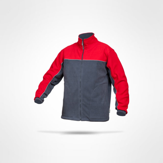 Куртка флисовая STERNIK, 100% полиэстер, красный, 58/XXXL