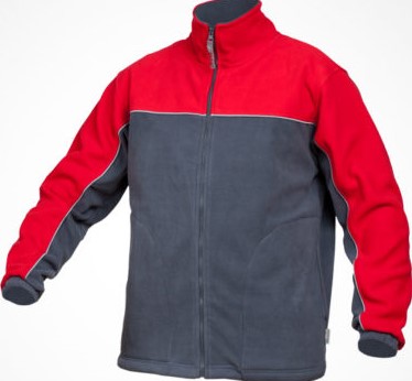 Куртка флисовая STERNIK, 100% полиэстер, красный, 58/XXXL