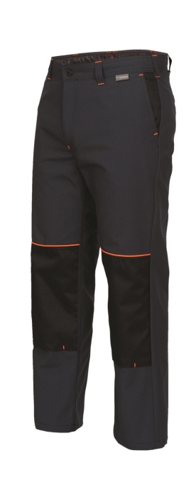 Брюки POSEJDON, 65пэ/35хб, 250г/м2, графит/оранж, XXLB