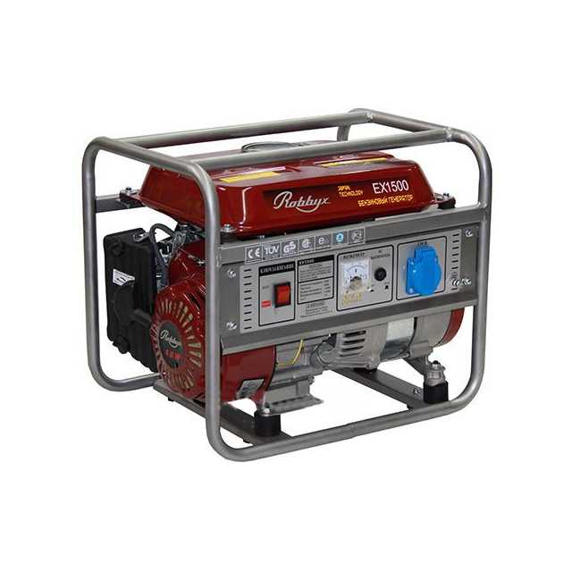 Генератор бензиновый Robbyx EX1500 1 кВт