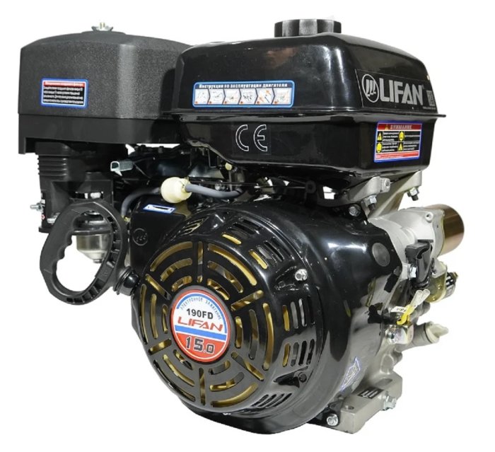 Двигатель Lifan 190FD D25 15л.с эл.стартер