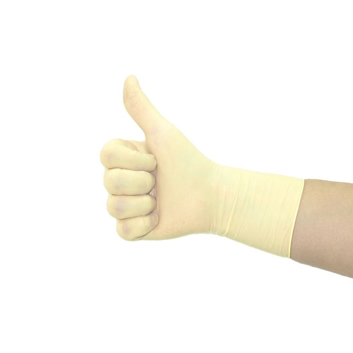 Перчатки латексные "Супермакс", неопудренные, 100 шт./уп., р. L